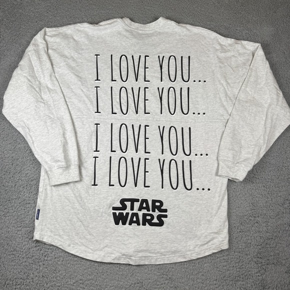 Disney Tops - Disney Parks I Love You Star Wars Falcon Spirit Jersey Adult Disneyland Large